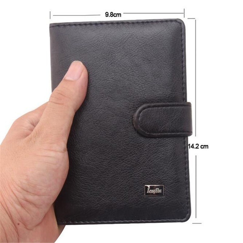 Men Passport Cover Organizer Russian Driver's License Documents Case PU Leather Credit Card Holder Porte Carte Bancaire Card Pouch