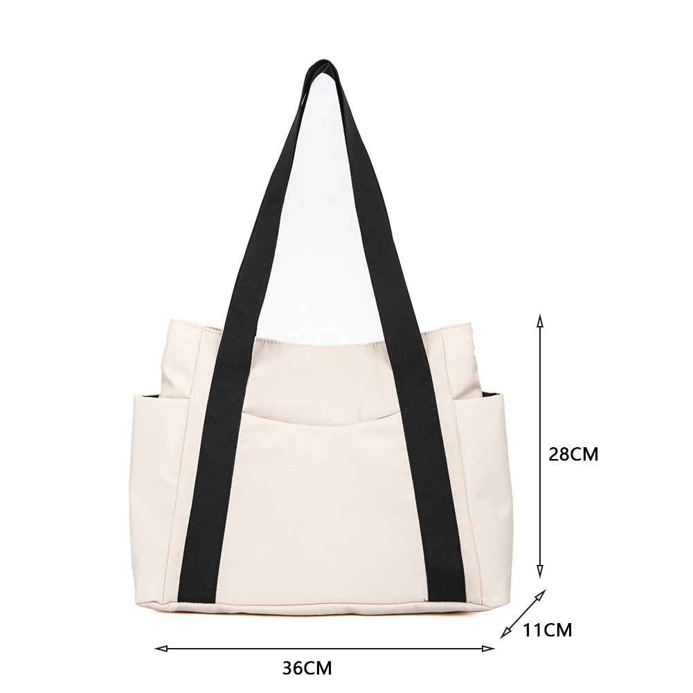 Women Shoulder Bag Simple Handbags Fashion Female Large Capacity Nylon Shopping Casual Travel Bags Zipper Tote Designer Handbags