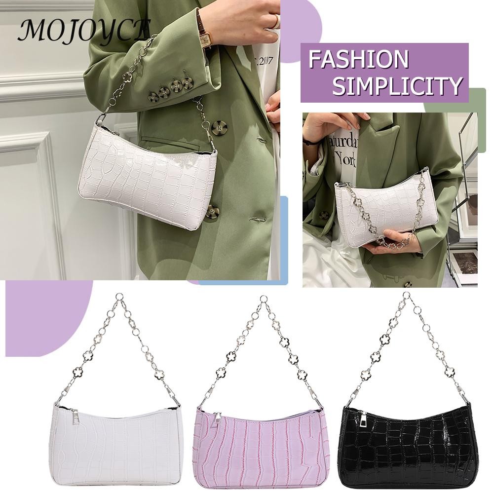 Stone Pattern PU Leather Shoulder Bag Elegant Women Casual Small Handbag Leisure Purse Bag for Women Girls Gifts