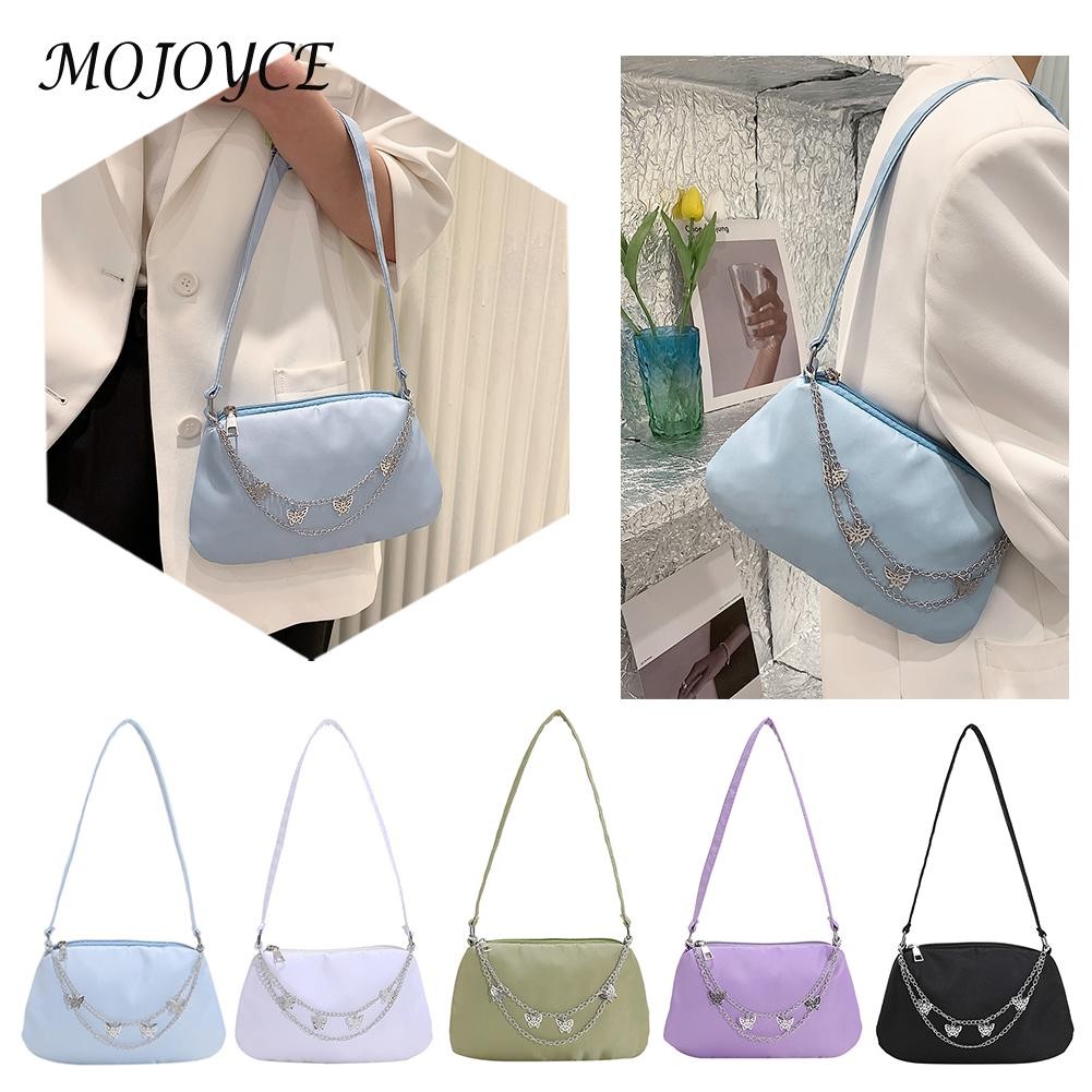 Solid color crescent shape shoulder bag casual lady small messenger bags for women outdoor travel business