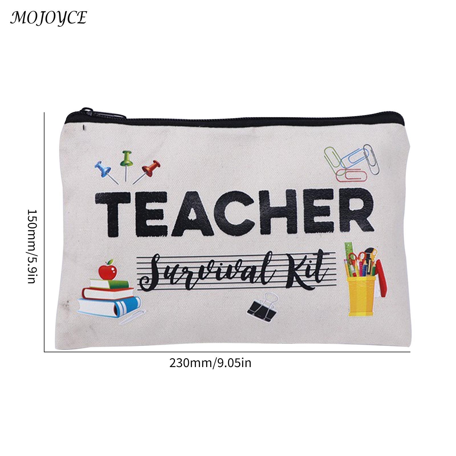 Female cosmetic Toiletry Bag Teacher Appreciation Gifts Teacher Makeup Bag Fashion Cosmetic Pouch Pencil Bag Printing Swanky Bag