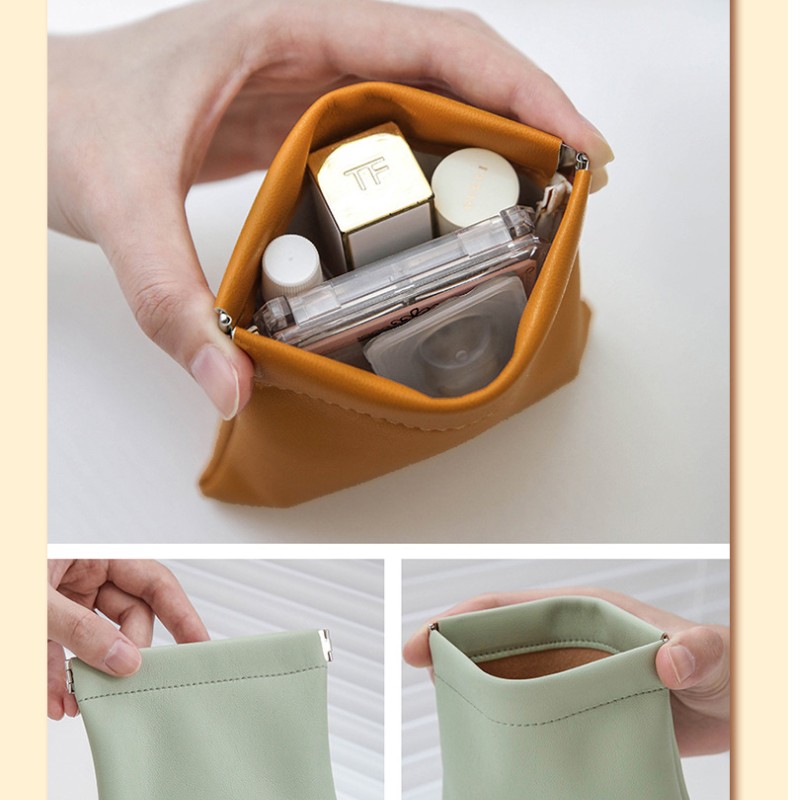 2022 Fashion Light Luxury Fragments Women Cosmetic Bag Purses Self Closing Mini Lipstick Cosmetic Bag Storage Bag