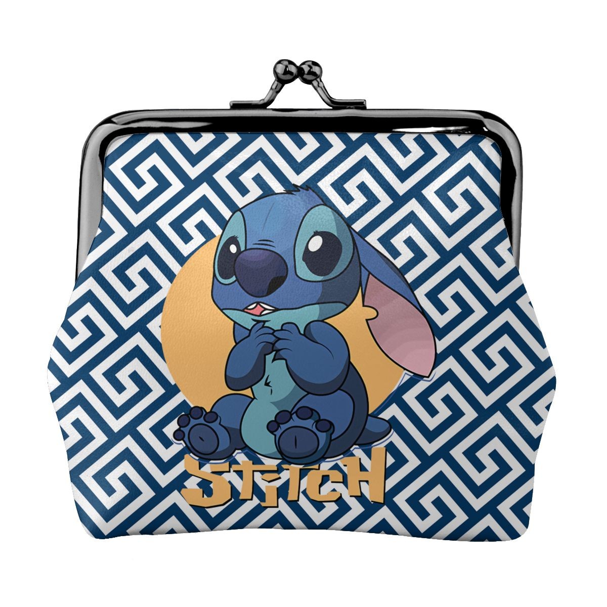 2022 Disney Stitch Female Small Wallet Luxury PU Wallet Coin Purses Women Girl Trend Card Holder Designer Clutch Bag Cartoon