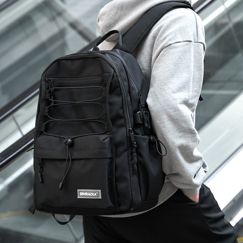 High Quality 15.6 Inch Laptop Backpack Durable Unisex Polyester New Adult Travel Basic Casual Sports Bags