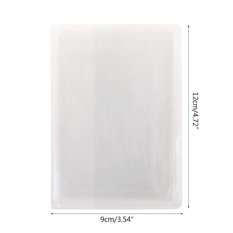 Transparent PVC Document Cover Russian Driver's License Case ID Card Protection Men Women Card Storage