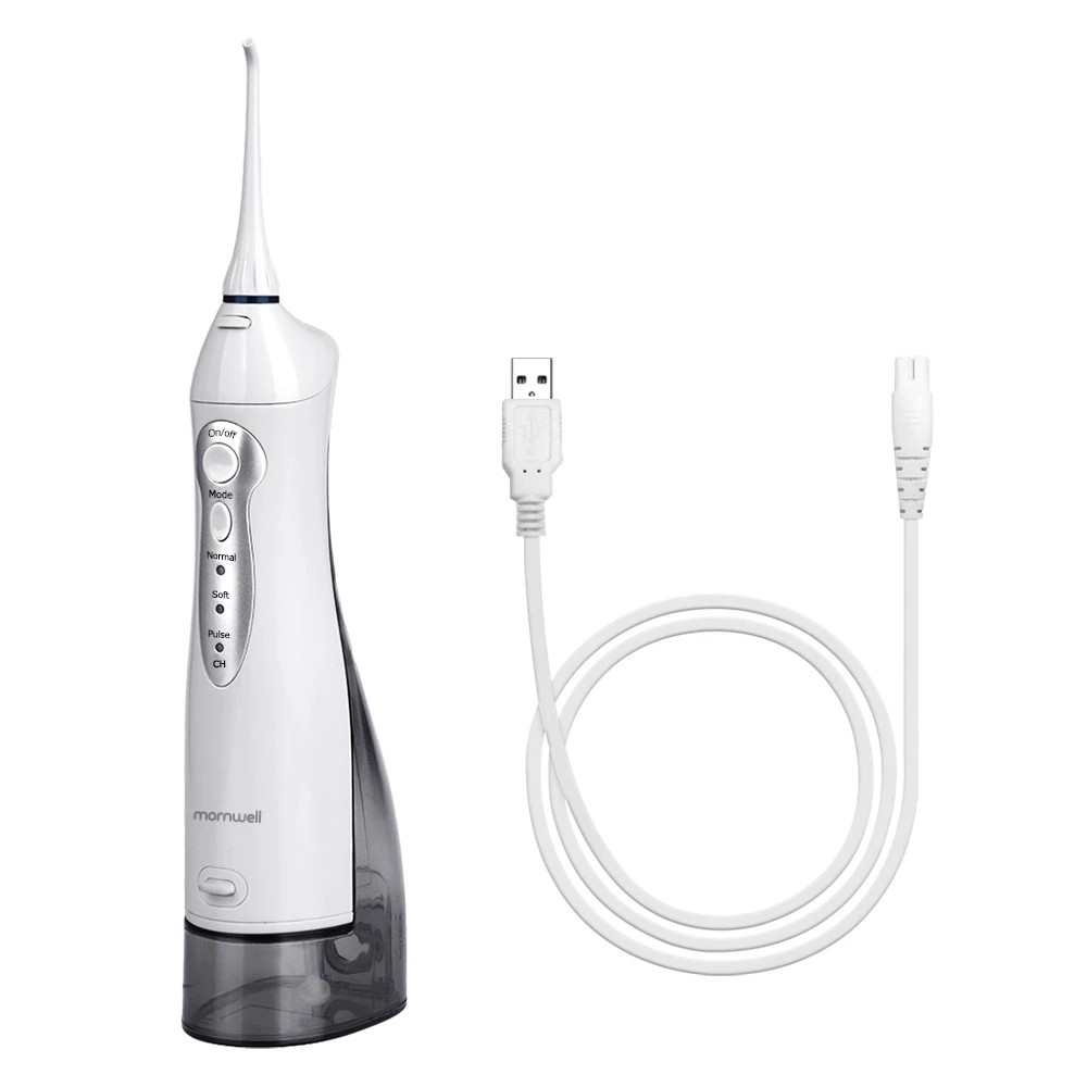 Dental Floss Tank 300ML Portable Oral Irrigator, USB Rechargeable, Waterproof Dental Water Jet