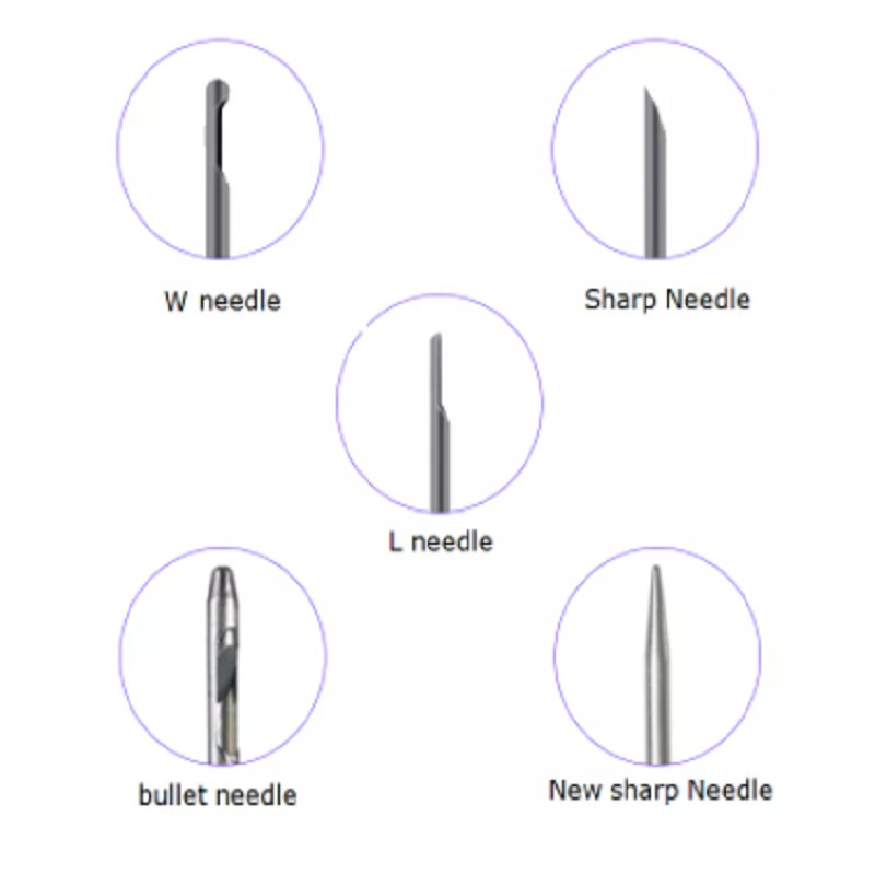 1pc high quality double needle with pdo cog 4D molding cones face lift threading for V-line lifting pdo threading face lift