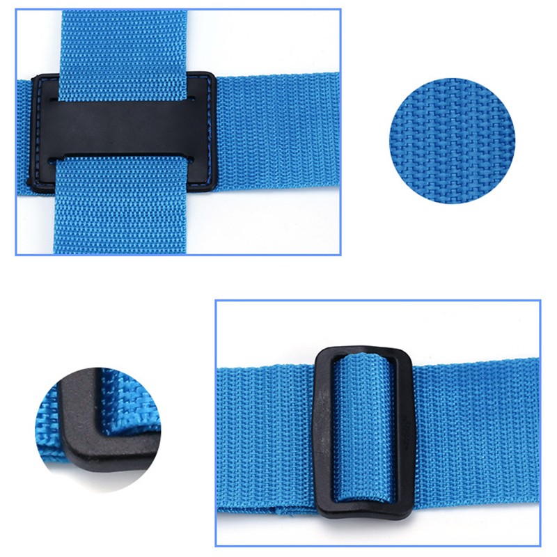 Adjustable Luggage Packing Luggage Cross Belt Bag Safe Trolley Case Protector Strap With Lock Travel Accessories