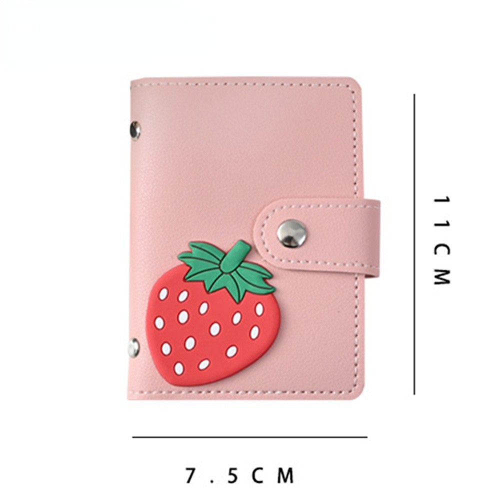 New Student Cute Meal Card Holder Wallet PU Leather Cartoon 26 Bit Card Case Holder School Men Women Credit Card Bag ID