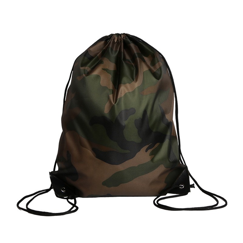 Summer Outdoor Portable Sports Bag Thicken Drawstring Strap Riding Backpack Gym Drawstring Shoes Bag Clothes Backpacks Waterproof