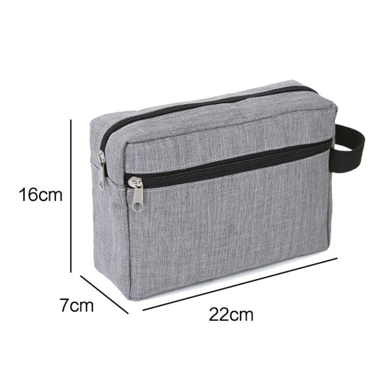 Travel Waterproof Oxford Cloth Toiletry Wash Storage Handbag Women Men Shaving Large Portable Shower Makeup Bag Handbag