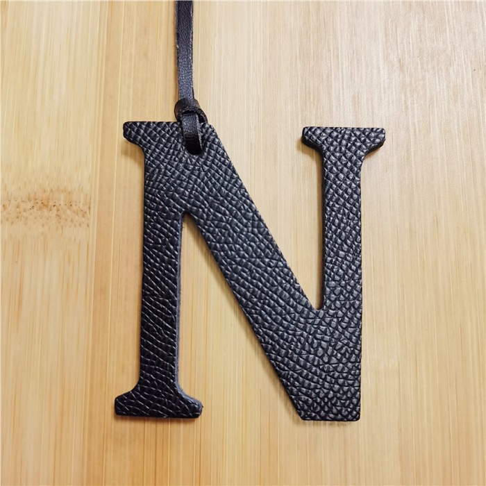 Leather English Letters Charm N Personalized Bag Pendant