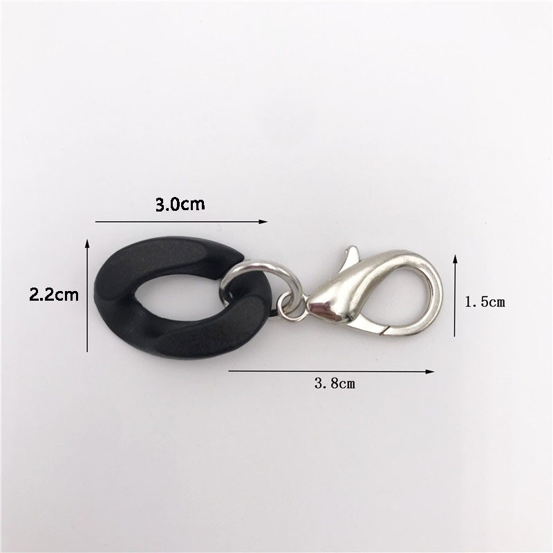 1pc 60cm/120cm Detachable Handle Replacement Bags Acrylic Strap Shoulder Strap DIY Resin Handbag Strap Women Bag Accessories