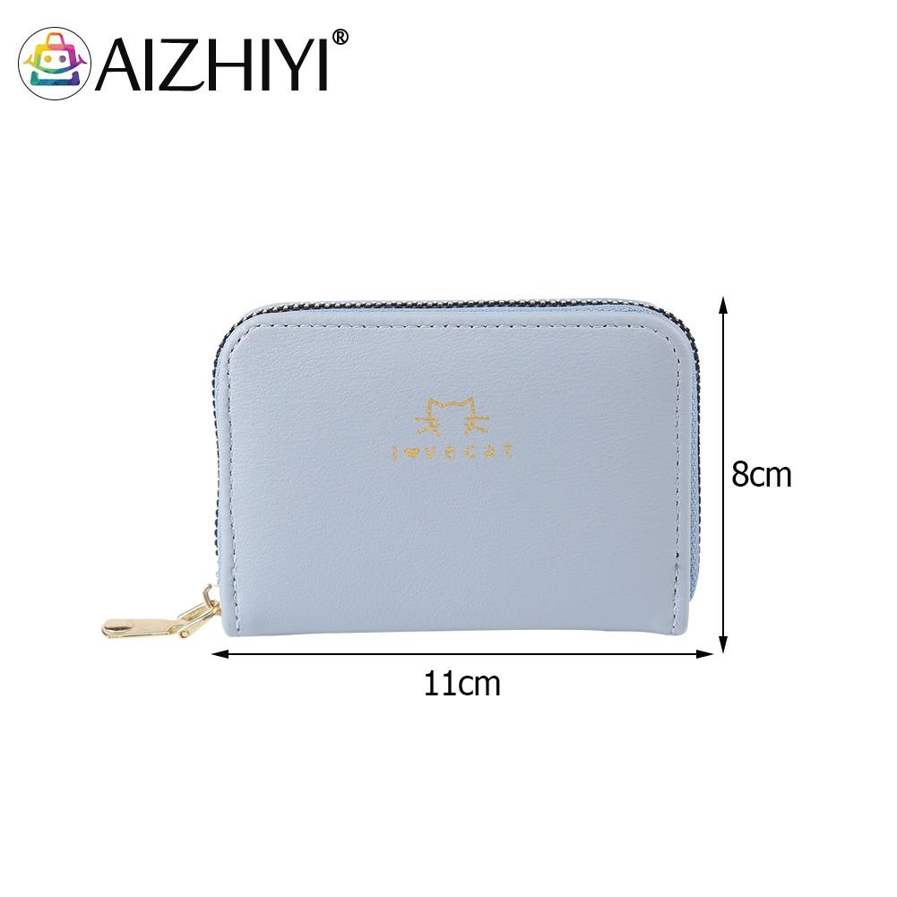 Women's PU Leather Pure Color Wallet Money Bag Ladies Small Day Clutches Card Holder Small Wallet