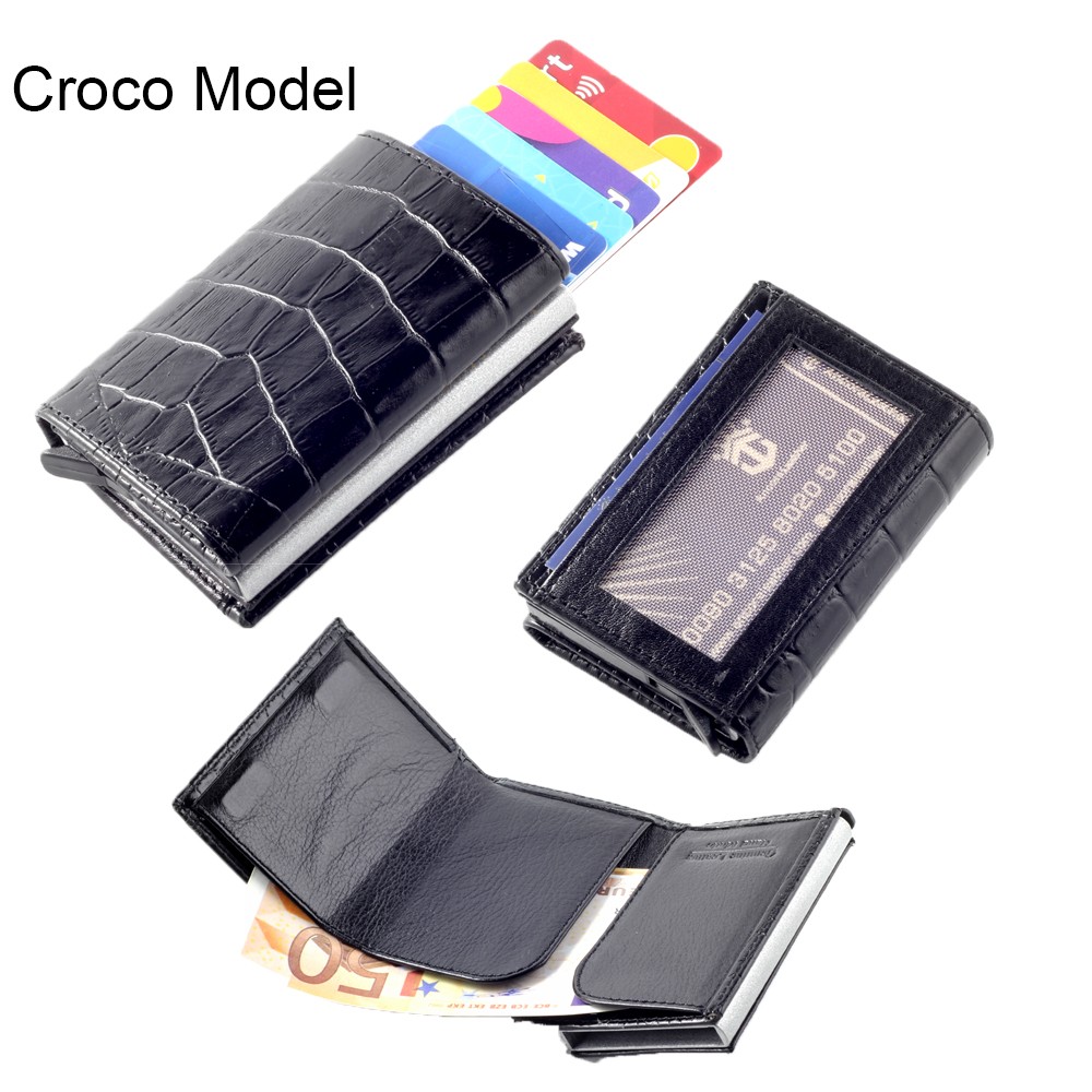 smart wallet business card holder genuine cowhide handmade smart automatic card holder men gift distributions card holder wallet wallet men card holder purse cards wallet money purse men's wallet id card holder men's wallets