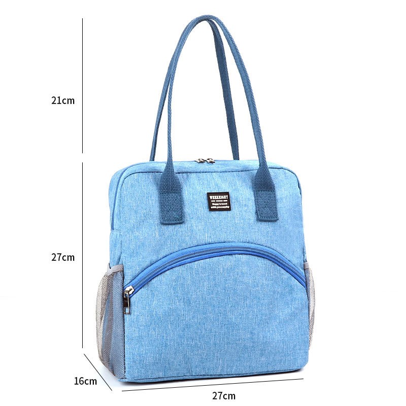 Insulated Lunch Bag For Women And Kids Oxford Lunch Bag Large Capacity Picnic Bag Tote Bag Lunch Bag