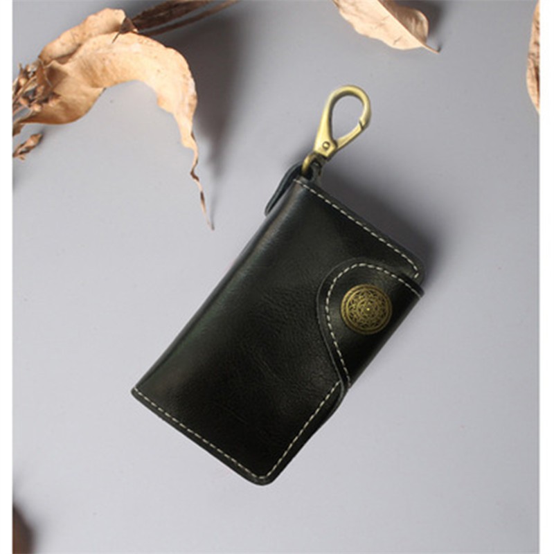 Leather Key Holder Handy Key Case for Men Women Key Organizer Wallet Key Holder Wallet Key Holder Birthday Wedding Favor Gifts