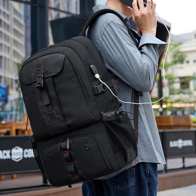 2022 Waterproof Backpacks USB Charging School Bag Anti-theft Men Backpack Fit 15.6 Inch Laptop Travel Bag High Capacity