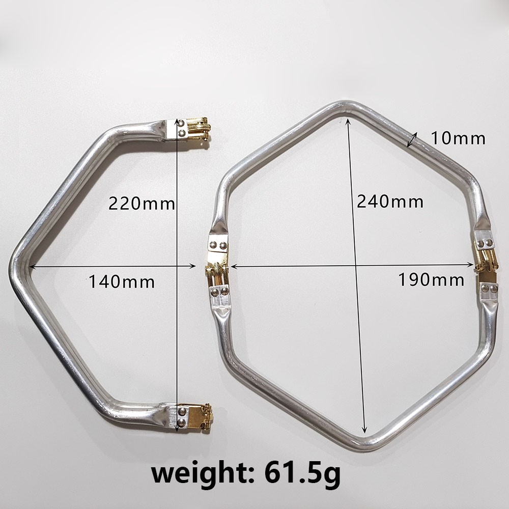 5pcs 13cm 19cm 16cm 20cm 22cm 24cm 25cm 30cm Doctor Metal Purse Frame Handle Frame for Handbag DIY Sewing 0128