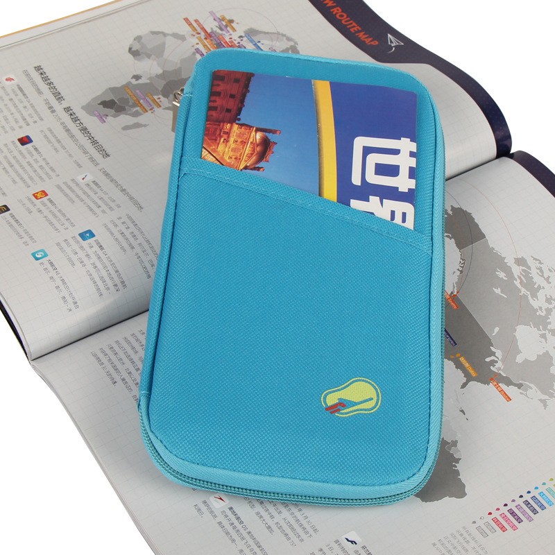 Men's and Women's Polyester Travel Bag Travel Accessories Luggage Cover Wallet ID Bag Luggage