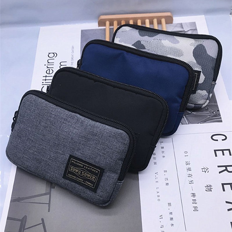 Japanese Men's Wallet Nylon Clutch Cloth Casual Student Wallets Youth Purse Business Card Holder New Waterproof Small Wallet