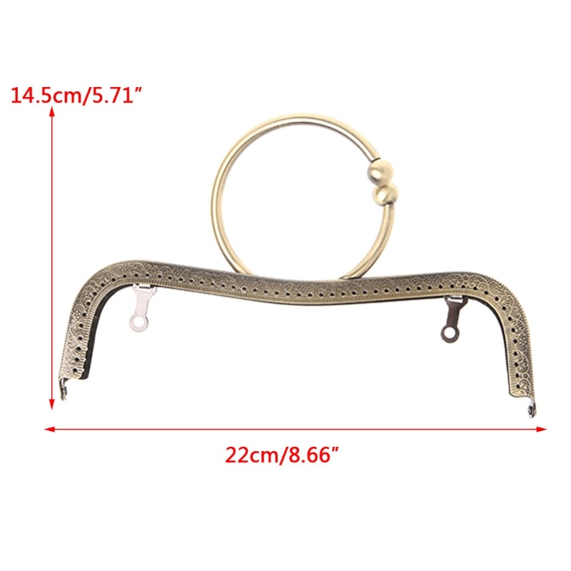 1pc Metal Square Frame Bag Replacement For Sewing Hand Purse Coin Handle Bag DIY Accessories Tool