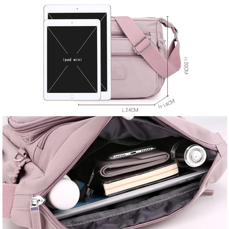 Fashion Nylon Messenger Bag Women's Shoulder Bag Handbag Large Capacity Small Purses & Handbags Women Phone Bag Crossbody Bag