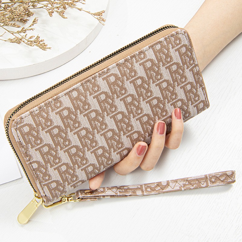 DNRXBD Long Women Wallet New Female Purses Coin Purse Card Holder Women Leather Wallets Clutch Bag Money Bag Purses Carteira