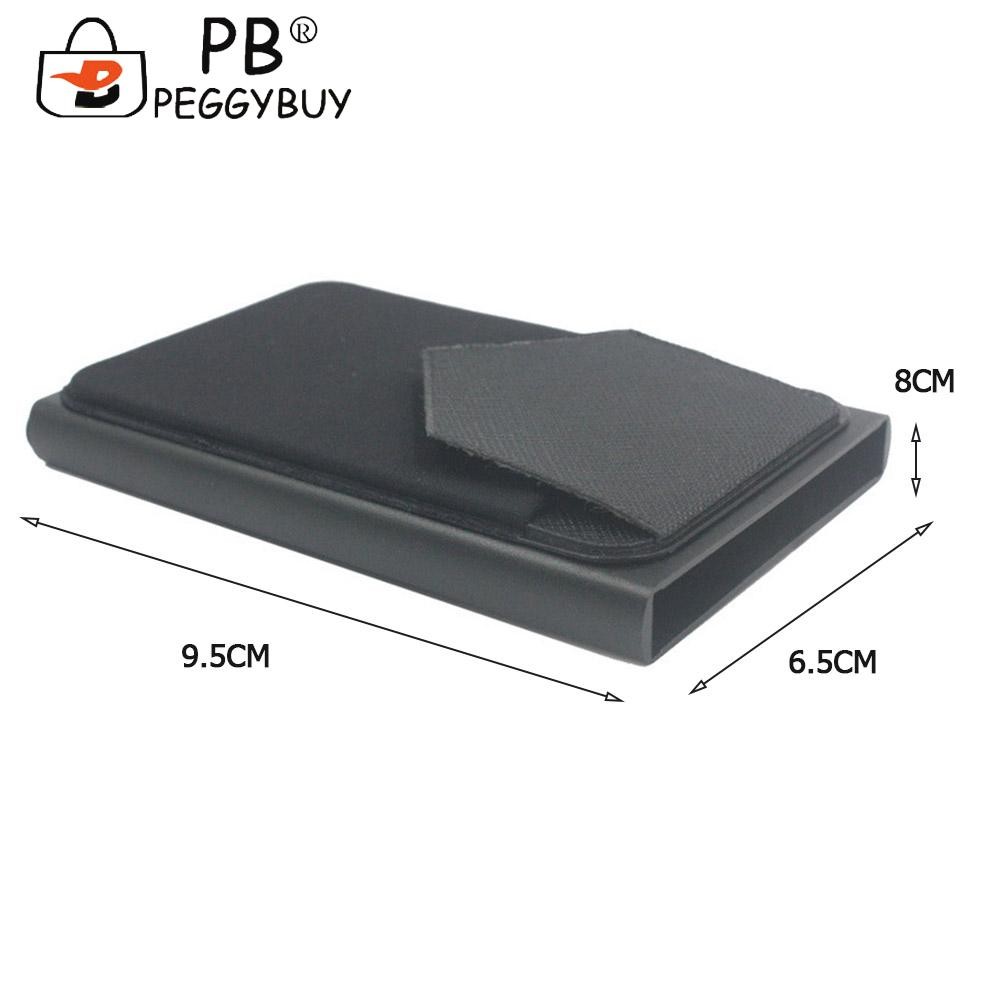 Anti-theft Automatic ID Card Holder Portable Aluminum Protective Bank Credit Card Storage Bag Smart Quick Release Wallet