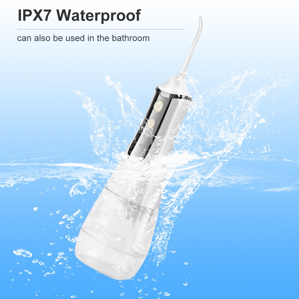 Oral Irrigator 3 Modes Water Flosser Waterproof IPX7 Dental Water Jet Irrigator Dental Teeth Whitening Electric Toothbrush Gift