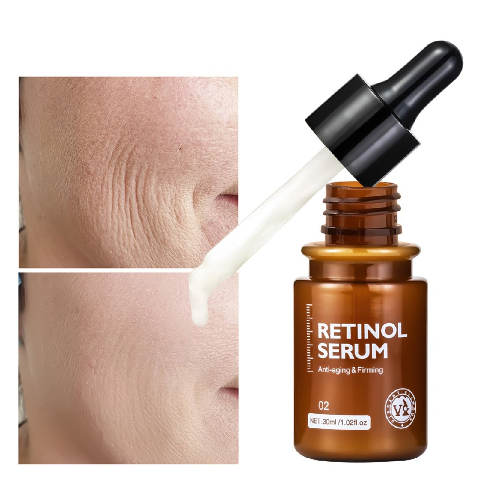 Retinol Face Serum Moisturizing Whitening Firming Fade Fine Lines Anti Wrinkle Anti Aging Essence 30ml