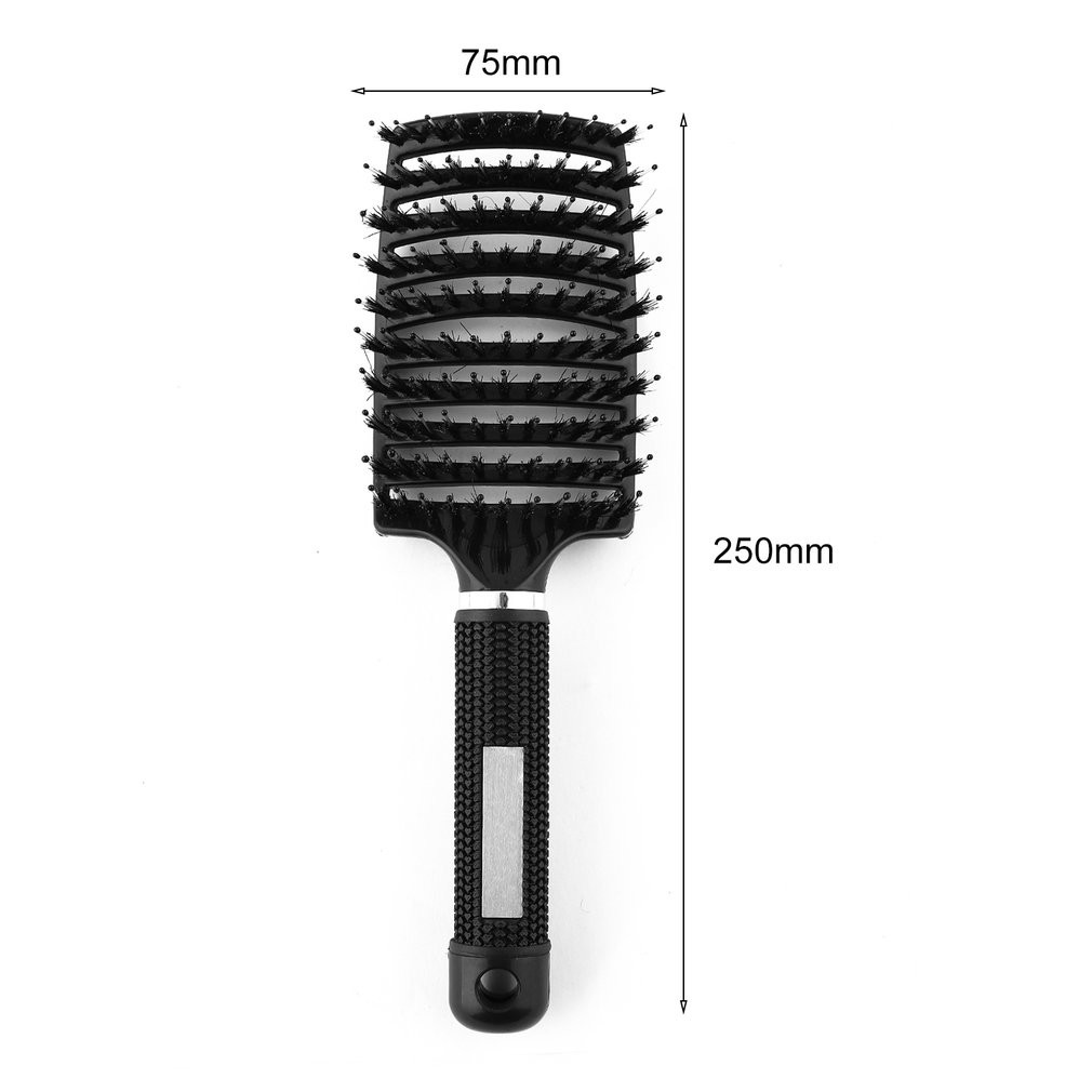 Scalp Massage Comb For Women, Bristles And Nylon, For Wet Or Curly Hair, Detangling Hair, For Hairdressing Salon