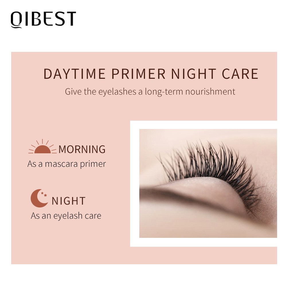 QIBEST Eyelash Growth Enhancer Natural Medicine Treatments Eye Lashes Serum Mascara Eyelash Lifting Prolong Eyebrow Growth