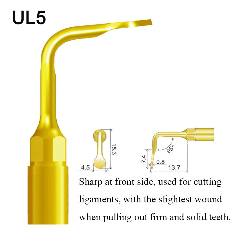 Vvteeth PiezoSurgery Tips for Mectron Woodpecker Dmetec NSK Orthopedic Cut Sinus Lift Dental Implant Handpiece Piezo Surgery