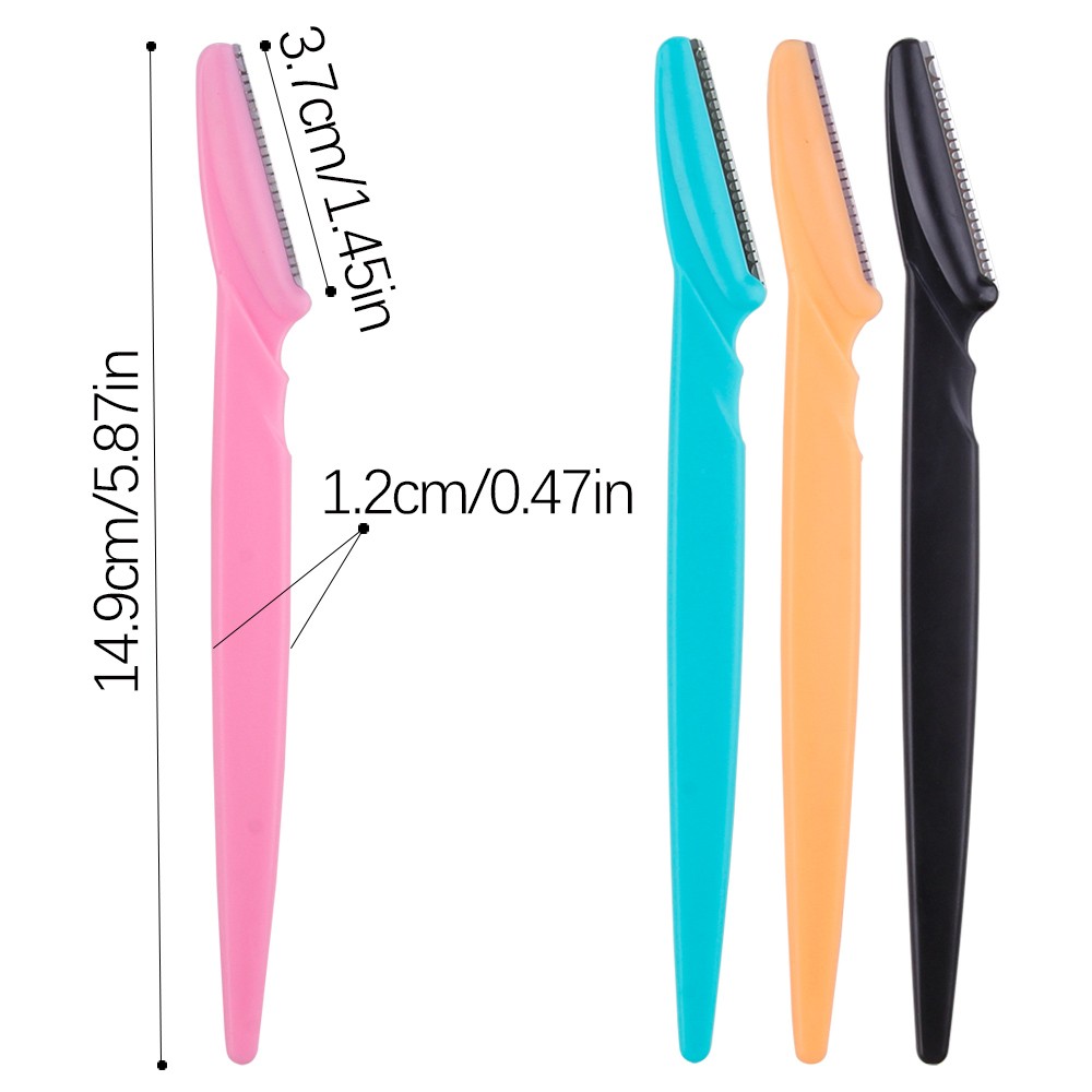 20/40/80pcs Eye Brow Razors Face Safe Shaping Knife Eyebrow Trimmer Shaver Facial Hair Removal Blades Cutter Makeup Tools Woman