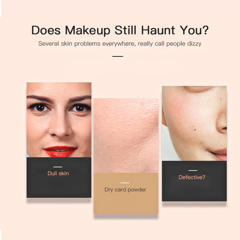 Mushroom Head BB Air Cushion Foundation CC Cream Women Waterproof Concealer Brighten Face Base Tone Korean Cosmetic Makeup TSLM1