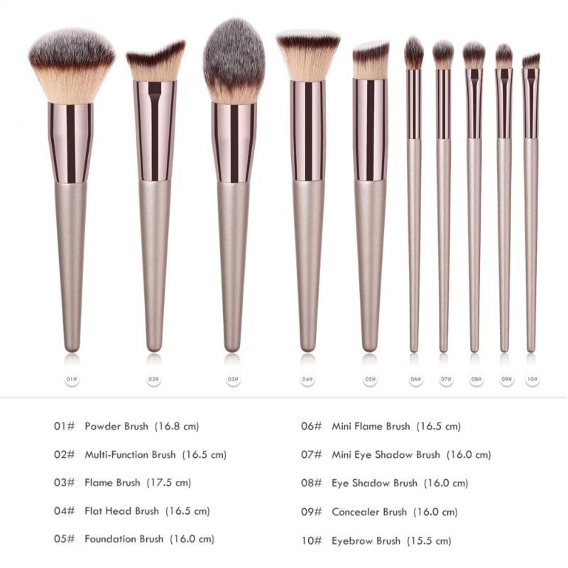 XJING 10/14/20pcs Professional Makeup Brushes Eye Shadow Make Up Brush Blending Kit Eyeliner Eyebrow Foundation Cosmetic Brushes Kit