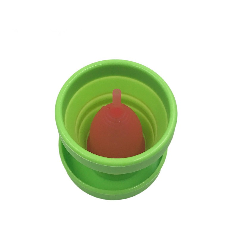 Collapsible Menstrual Cup Sterilizer Specialized Sterilizing Cup Silicone Feminine Hygiene Sterilization Tool