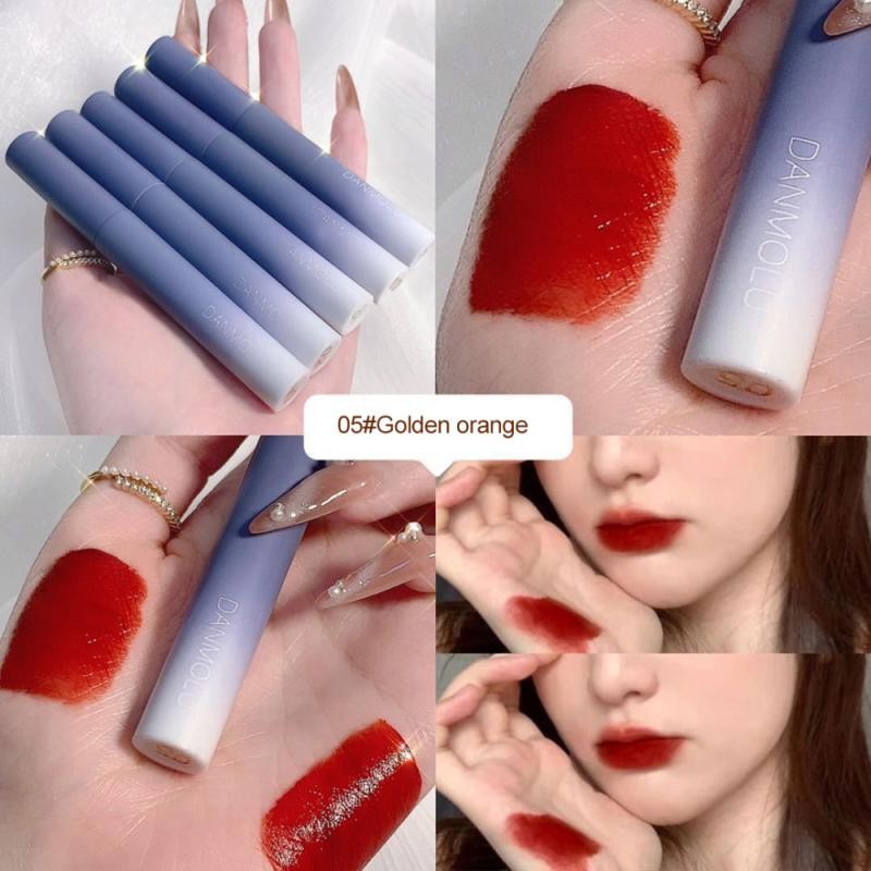 5 sticks set lip gloss lasting matte velvet non-fading lipstick waterproof lip tint korean cosmetics makeup lip gloss female lips