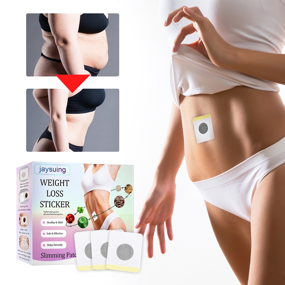 30/10pcs/box Natural Herbal Weight Loss Slim Patch Navel Sticker Slimming Product Fat Burning Weight Loss Abdominal Waist Plaster