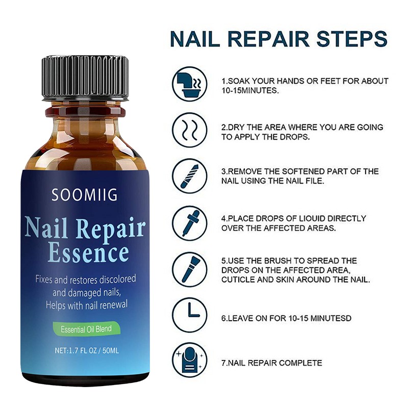 Nail Repair Serum Nail Fungal Treatment Serum Toenail Fungus Treatment Device Antifungal Toe Fungus Treatment Foot Repair Care