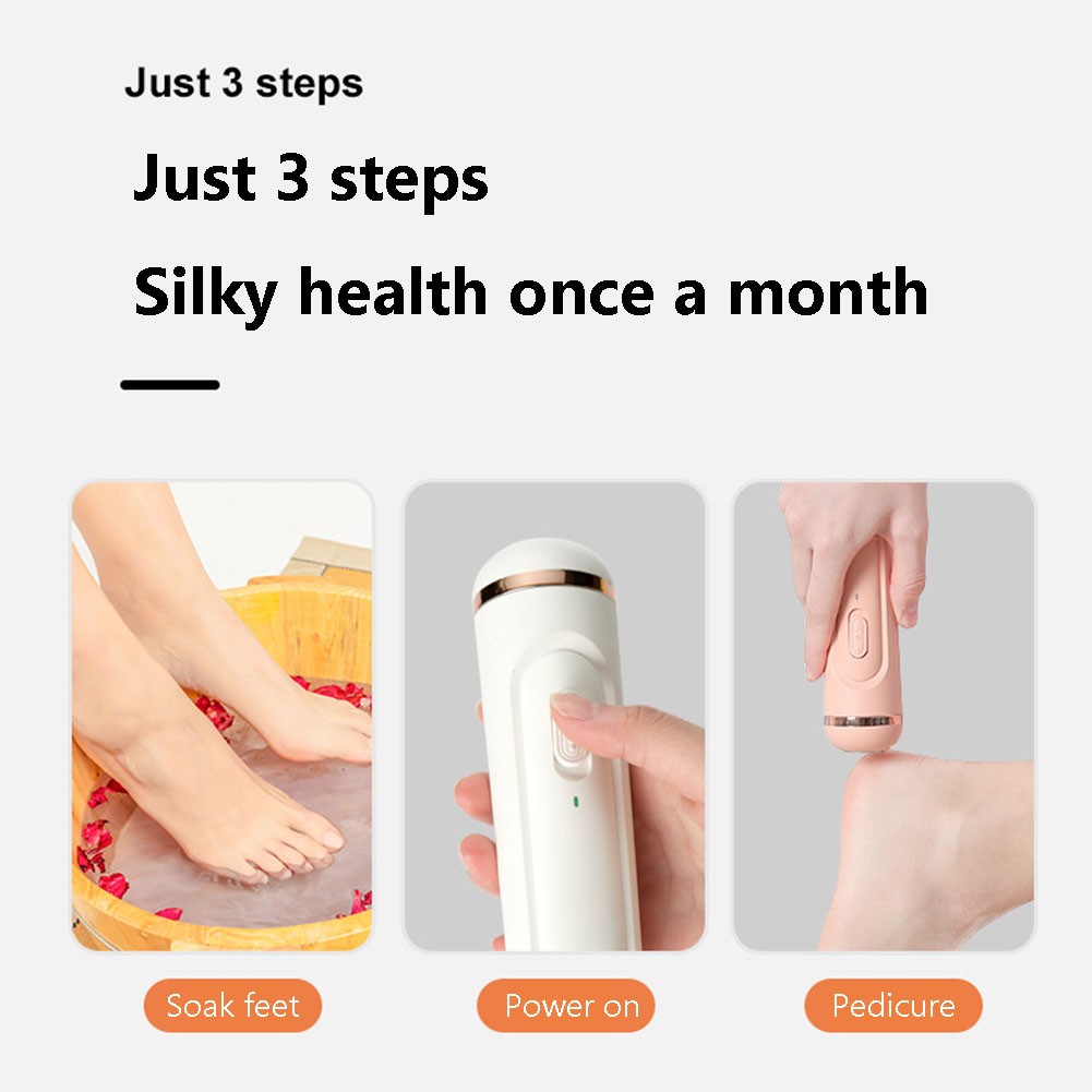 Electric Foot Grinder Hard Cracked Dead Skin Trimmer Foot Mill Vacuum Callus Files Remover Personal Care Devices