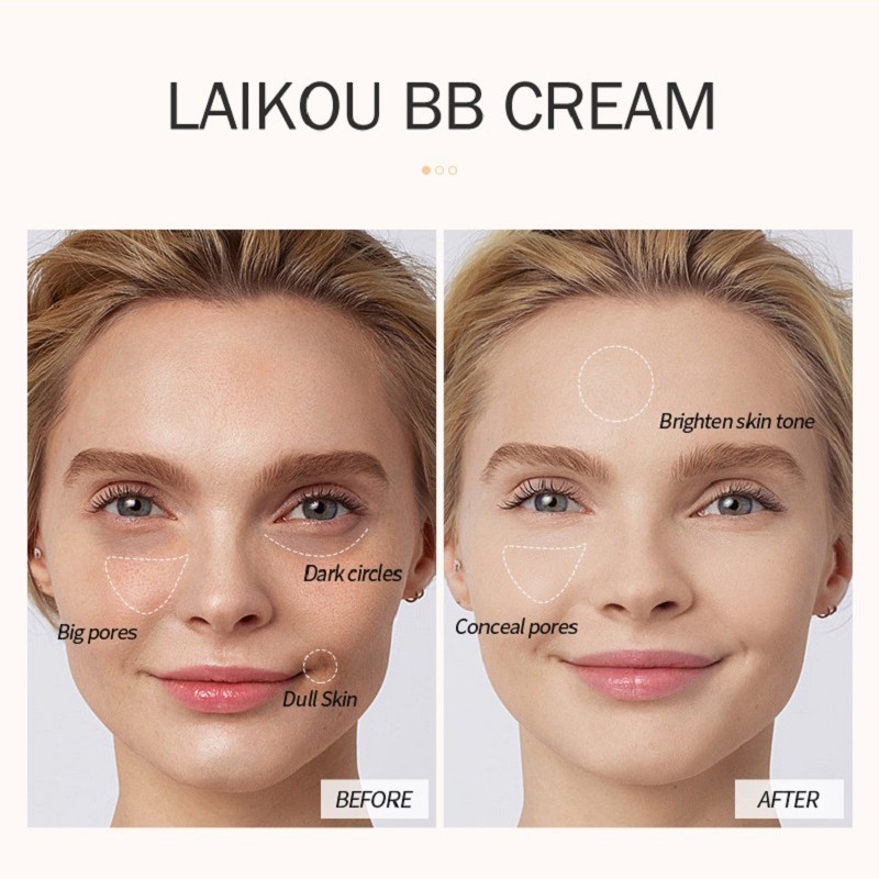 BB Cream 18 Hours Long Lasting Liquid Foundation Waterproof Anti Acne Marks Flawless Natural Face Base Makeup