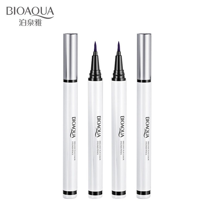 4 Colors Beauty BIOAQUA Natural Eyeliner Pencil Waterproof Precision Long Lasting Liquid Eye Liner Smooth Korea Makeup