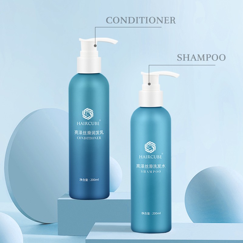 HAIRCUBE Repair Hair Growth Shampoo Conditioner Set For Damaged Hair Straightening Nourishing Soft Men Women Hair Care Set 200ml