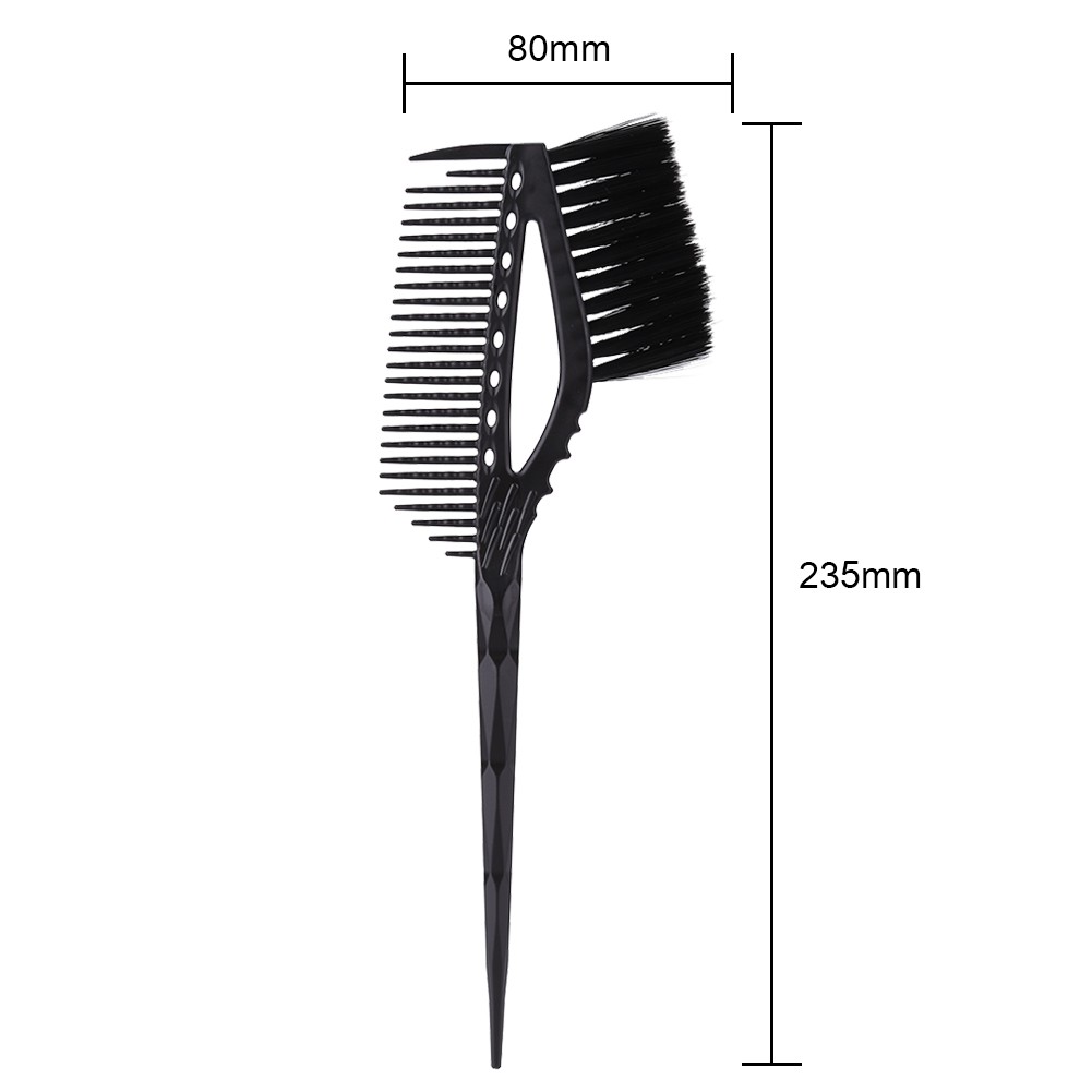 Professional Hair Dye Comb With Brush Plastic Hair Coloring Brushes Comb Barber Salon Hairdressing Hair Styling Tools