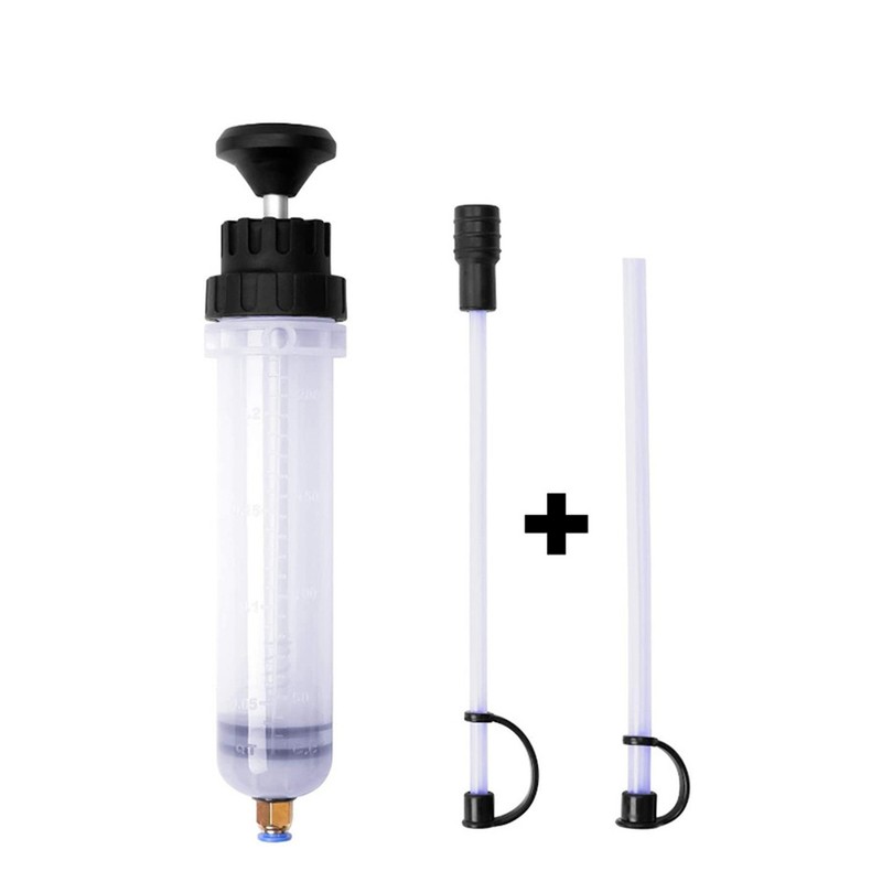 Car Oil Liquid Extractor Auto Air Pump Filling Syringe Bottle Auto Transfer Fuel Extraction Hand Pump Tools 200cc