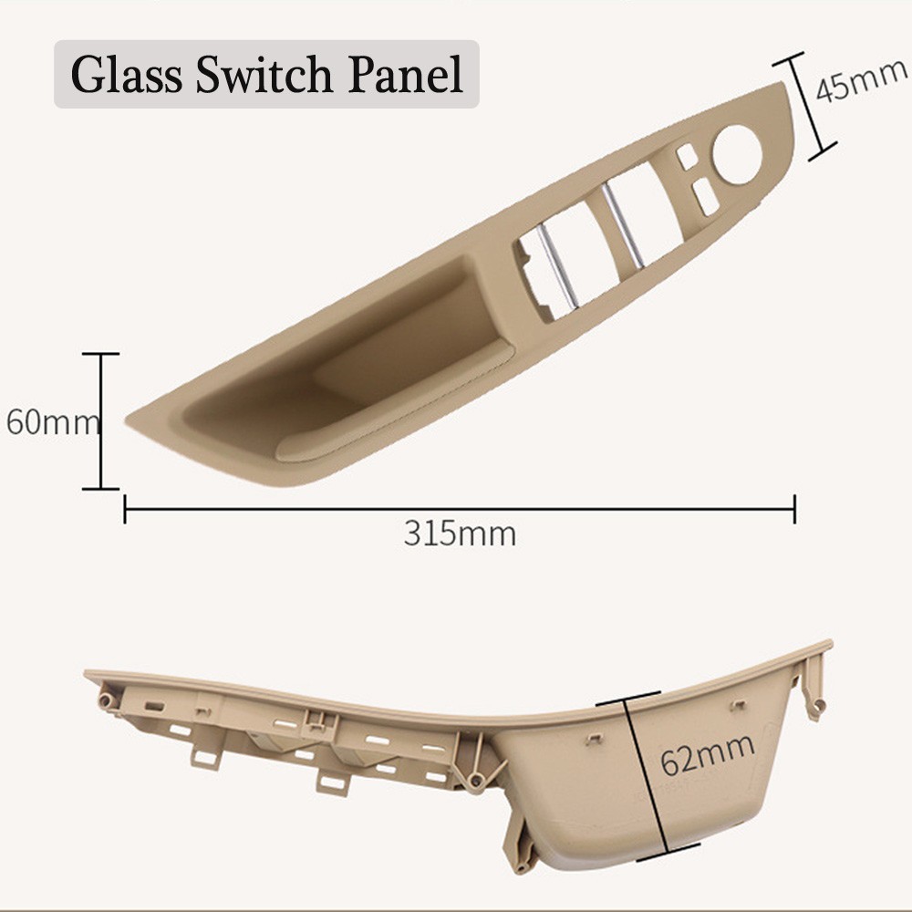 Upgrade New Interior Door Armrest Window Switch Panel Pull Handle Set For BMW 5 Series F10 F11 F18 520i 523i 525i 528i 535i