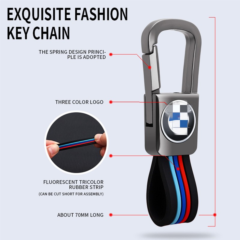 Metal Car Key Case Cover Full Fluorescent Car Key Cover For BMW F30 G30 X1 X3 X4 X5 F15 F16 G11 F48 F39 520 320i Car Accessories