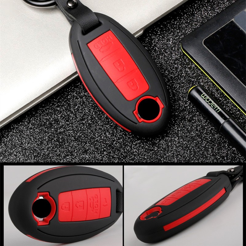 High Quality Car Key Cover Case For Nissan 370Z Altima GT R Maxima Murano Rogue Sentra Auto Keyshell Accessories